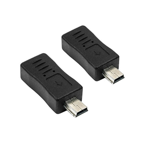 (2-Pack) Mini-USB (Male) to Micro-USB (Female) Adapter Converter